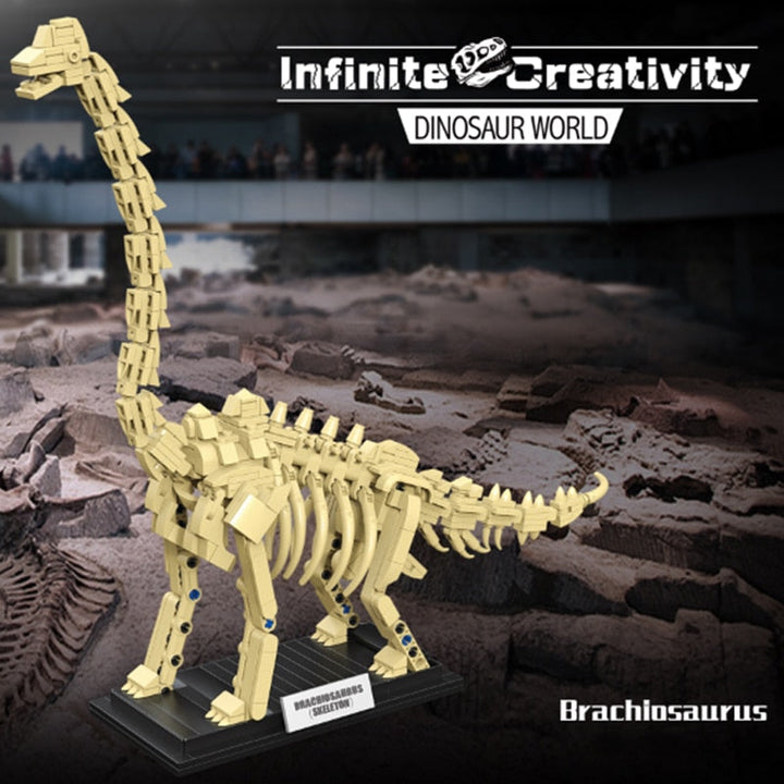 Skanto | Dinosaur Fossil Skeletons Byggeklosser Samling 2 | BEGRENSET LAGER