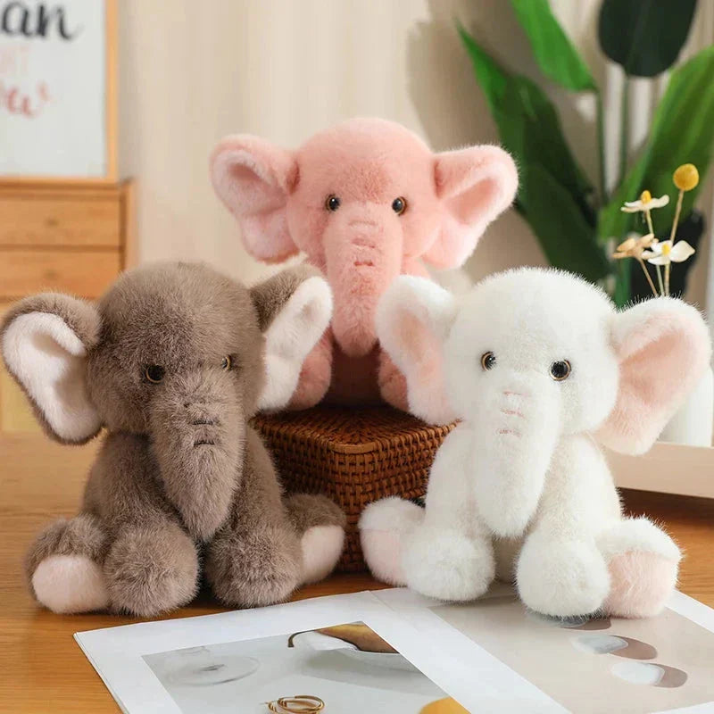 Skanto | Fluffy Uutsøkte Elefant Plysjdyr