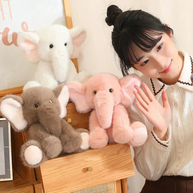 Skanto | Fluffy Uutsøkte Elefant Plysjdyr