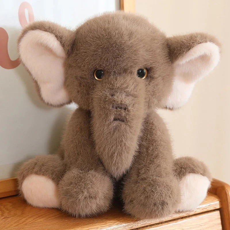 Skanto | Fluffy Uutsøkte Elefant Plysjdyr