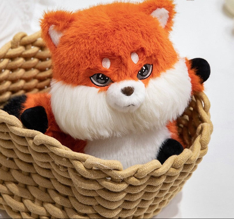 Skanto | Fluffy Chubby Fox Plushie