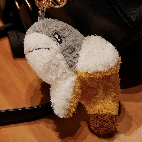 Skanto | Fluffy Shark Banan Plush leketøy