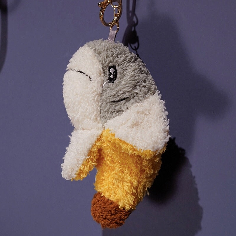Skanto | Fluffy Shark Banan Plush leketøy