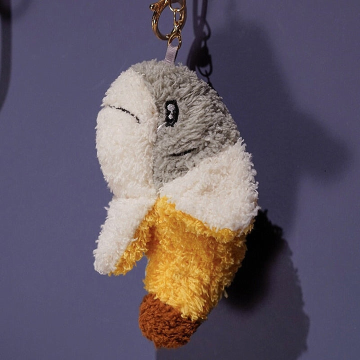 Skanto | Fluffy Shark Banan Plush leketøy