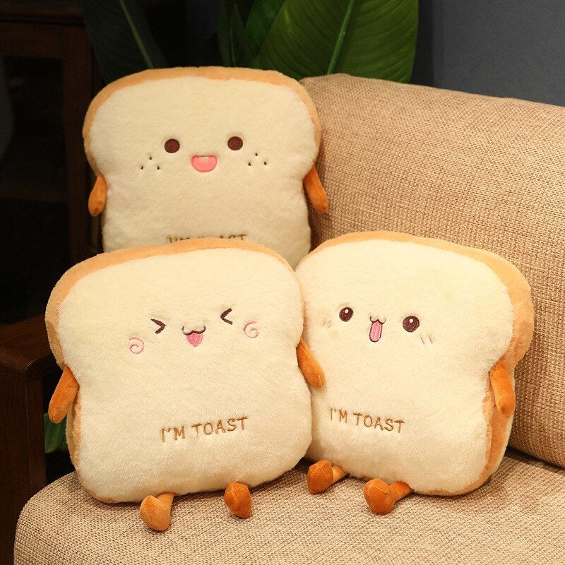 Norvo | Fluffy Toastie Bread Håndvarmer Plushies