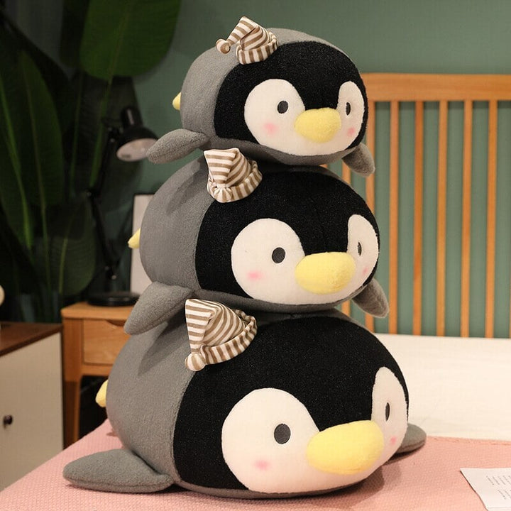 Skanto | Freckles den Kawaii Fluffy Pingvinen Plussjeker