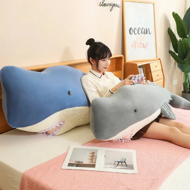 Skanto | Kjempe Blå Grå Hval Plushies
