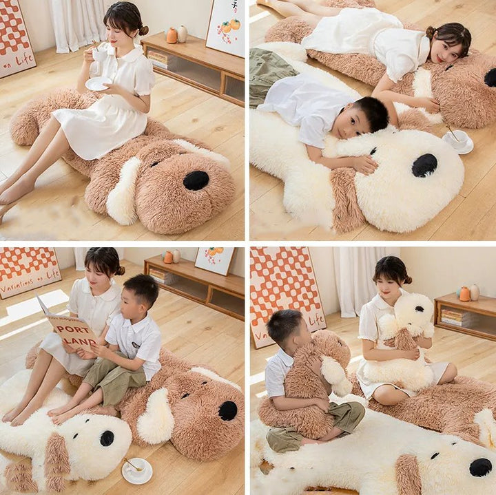 Skanto | Giant Fluffy Pancake Dog Plushie
