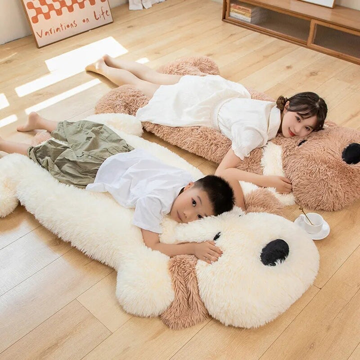 Skanto | Giant Fluffy Pancake Dog Plushie