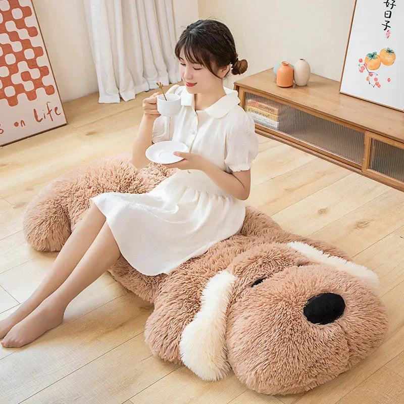 Skanto | Giant Fluffy Pancake Dog Plushie