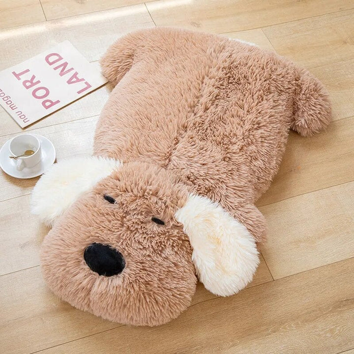 Skanto | Giant Fluffy Pancake Dog Plushie