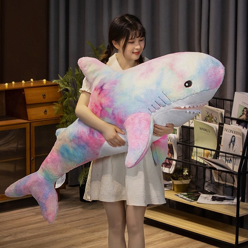 Skanto | Giant Fuzzy Galaxy Shark Plushies