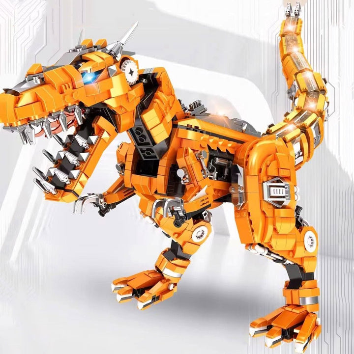 Skanto | Gylden Carnosaurus Byggeklosser