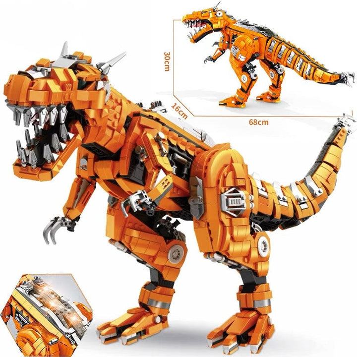 Skanto | Gylden Carnosaurus Byggeklosser