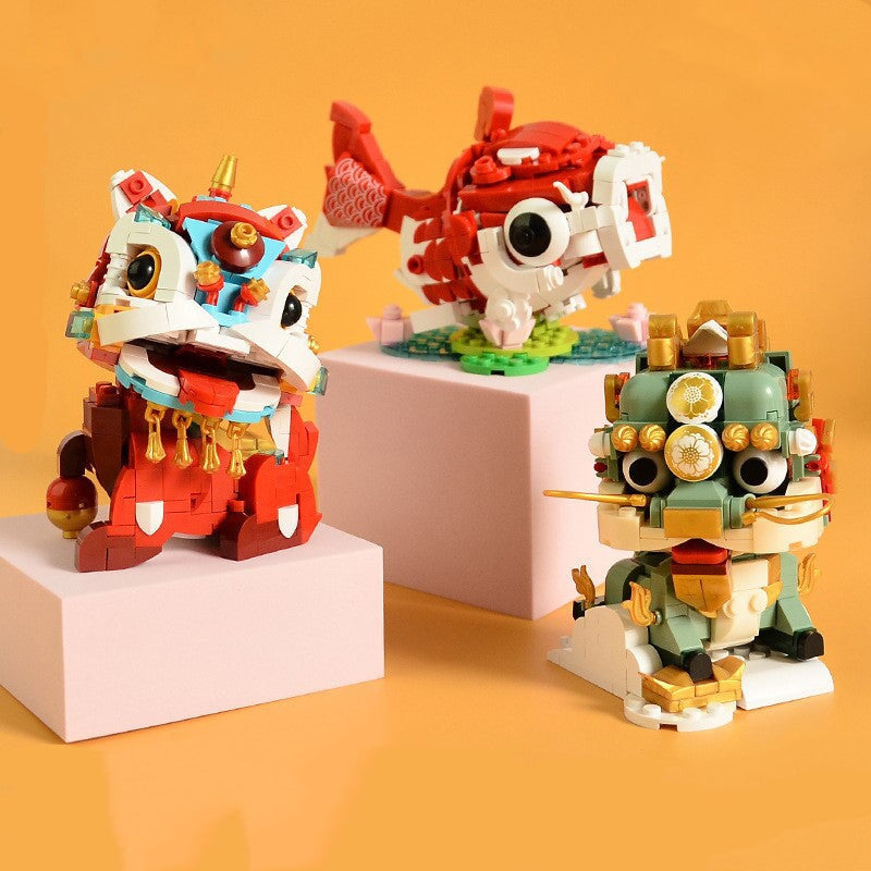 Skanto | God Fortune Lucky Cute Creatures Mikro Byggeklosser