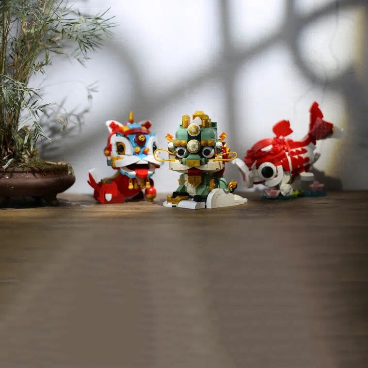 Skanto | God Fortune Lucky Cute Creatures Mikro Byggeklosser