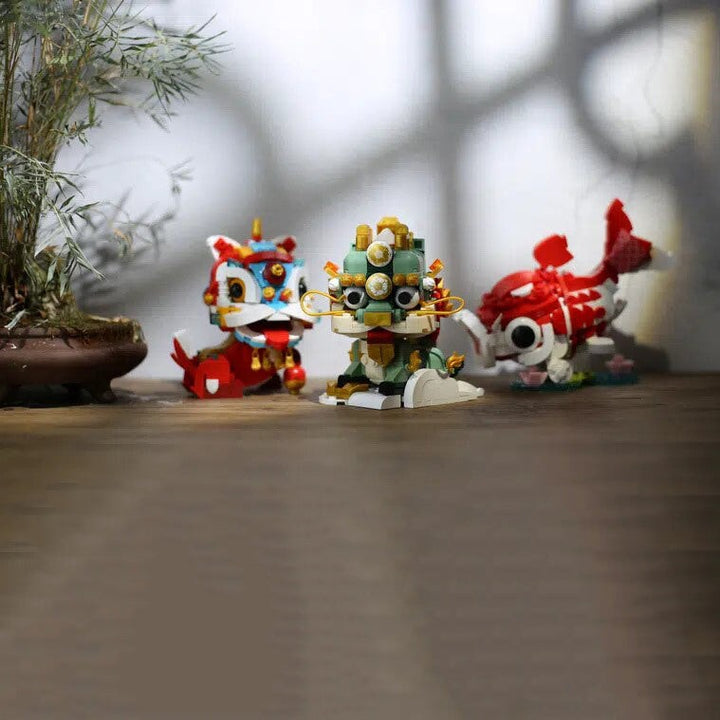 Skanto | God Fortune Lucky Cute Creatures Mikro Byggeklosser