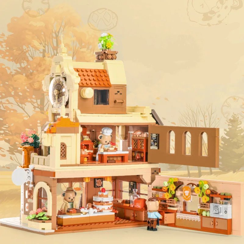Skanto | Honey Bear Cupcakes & Cookies Bakeri Mikro Byggeklosser
