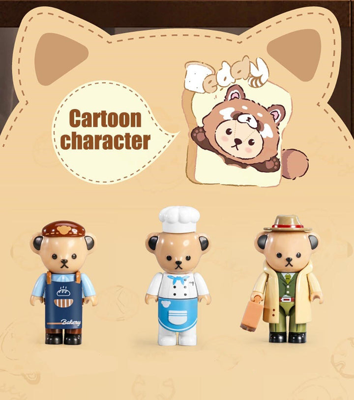 Skanto | Honey Bear Cupcakes & Cookies Bakeri Mikro Byggeklosser