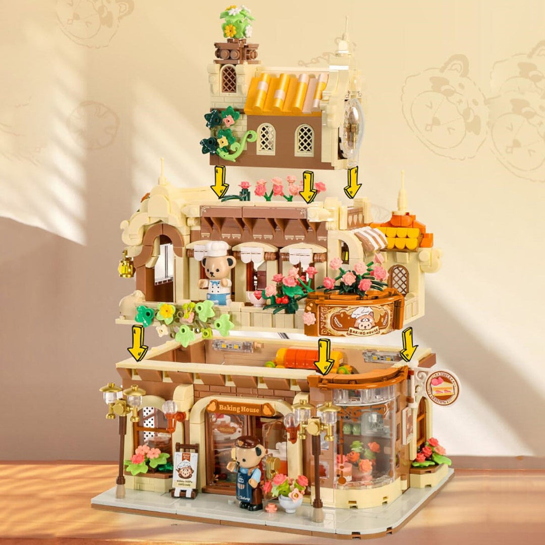 Skanto | Honey Bear Cupcakes & Cookies Bakeri Mikro Byggeklosser
