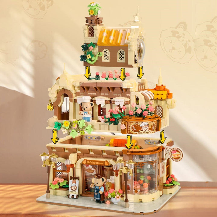Skanto | Honey Bear Cupcakes & Cookies Bakeri Mikro Byggeklosser