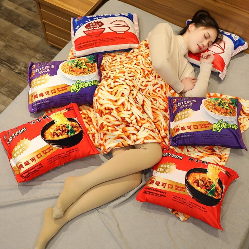 Norvo | Instant Noodle Plushie Pillow