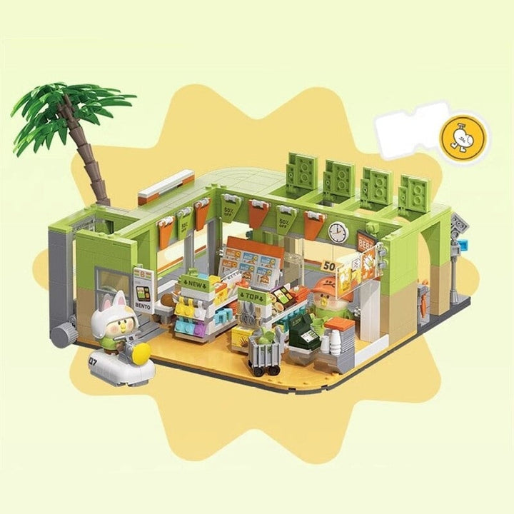 Skanto | Japansk BeBe Shopping Mall Byggeklosser Sett