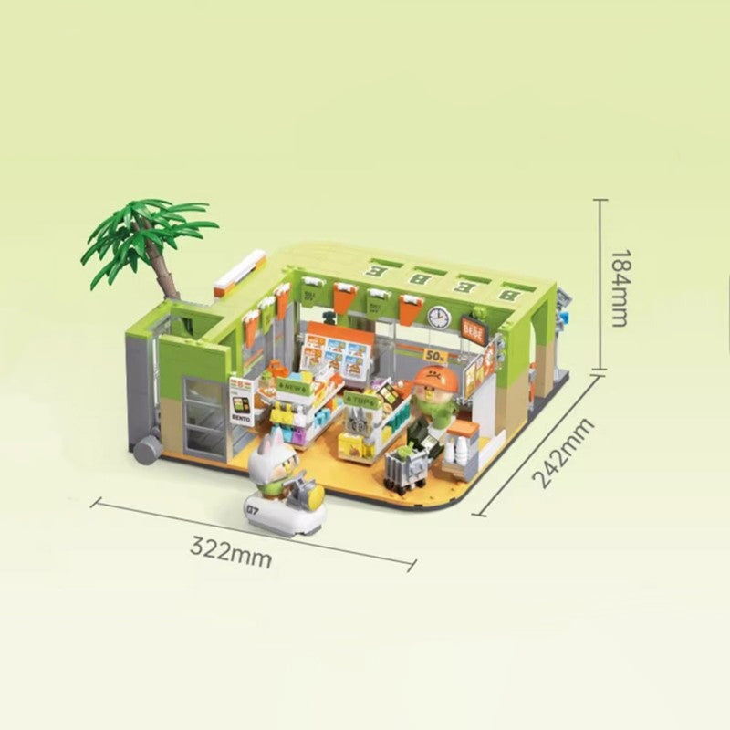 Skanto | Japansk BeBe Shopping Mall Byggeklosser Sett