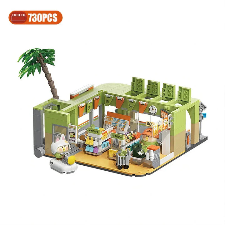 Skanto | Japansk BeBe Shopping Mall Byggeklosser Sett