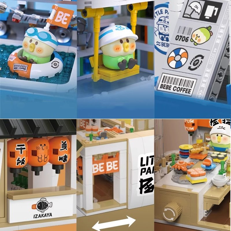 Skanto | Japansk BeBe Shopping Mall Byggeklosser Sett