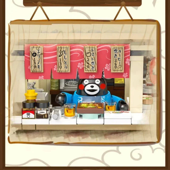 Skanto | Japansk Kumamoto Bear Restaurant Mikro Byggesett