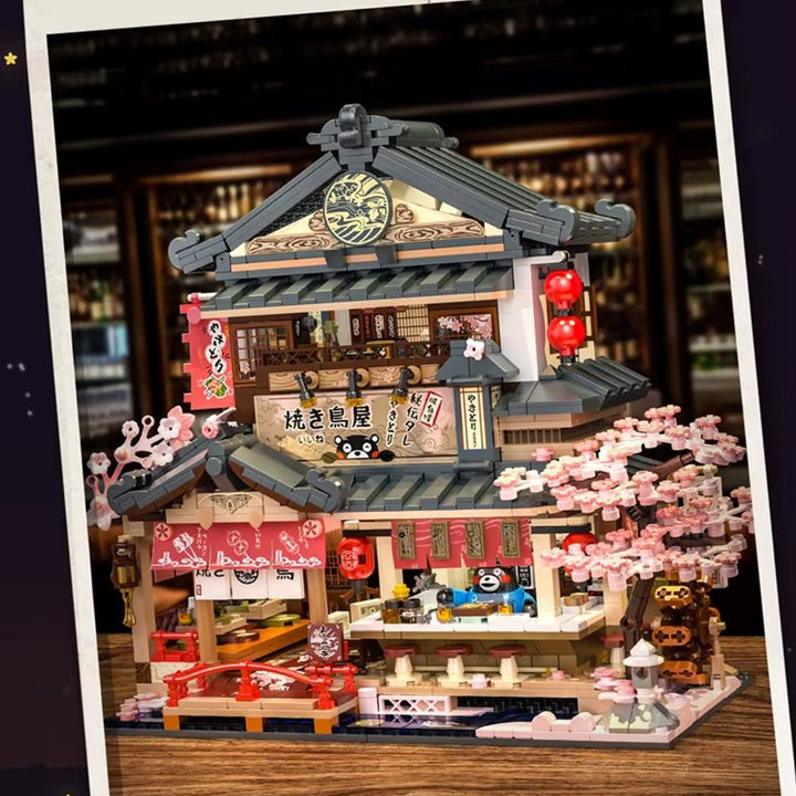 Skanto | Japansk Kumamoto Bear Restaurant Mikro Byggesett