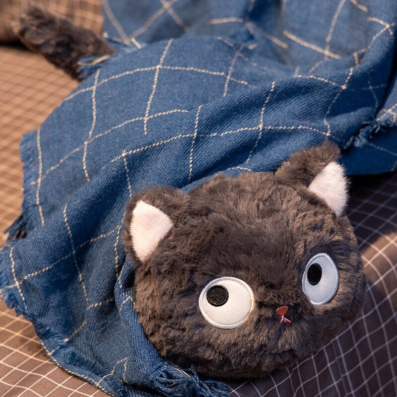 Norvo | Jiji den søte, fluffy sorte katt kosedyr | Begrenset lager