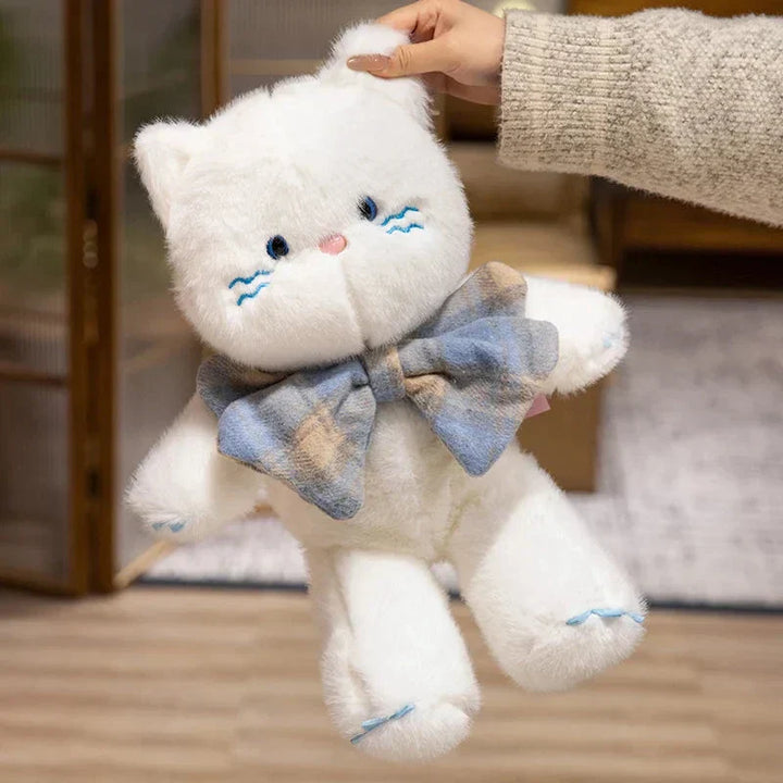 Skanto | Kawaii Katt Teddybjørn Slips Plysjdyr