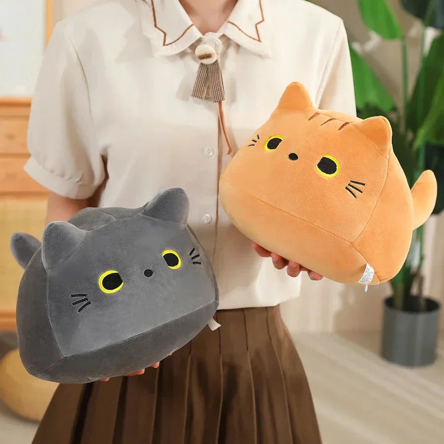 Skanto | Kawaii Chunky Katt Plushies med Kattunger