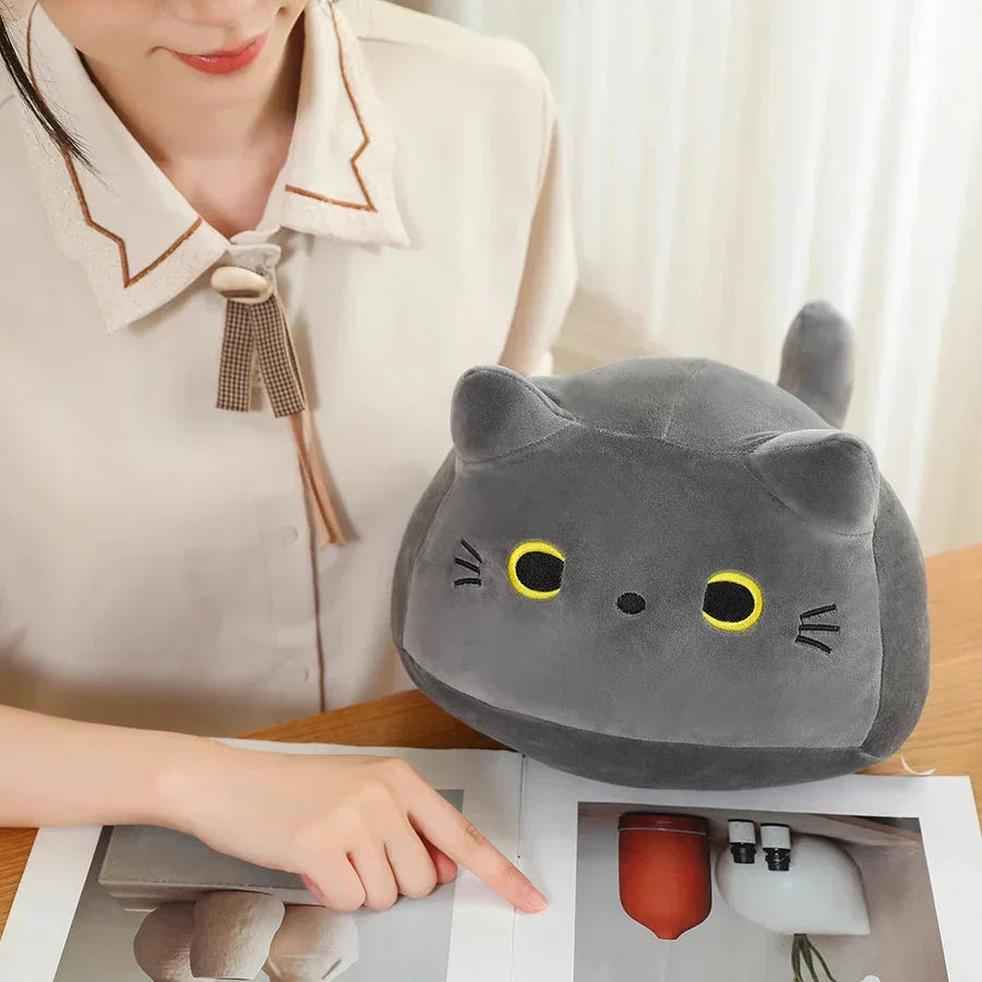 Skanto | Kawaii Chunky Katt Plushies med Kattunger