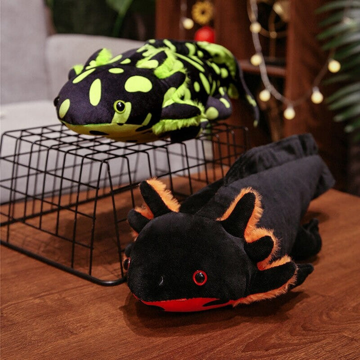Skanto | Kawaii Fargerik Likelike Axolotl Plushie Familie