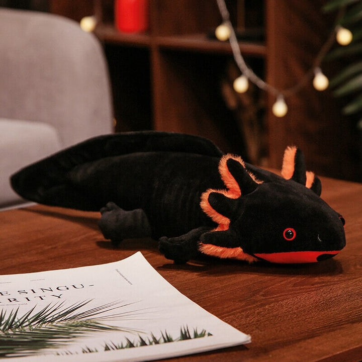 Skanto | Kawaii Fargerik Likelike Axolotl Plushie Familie