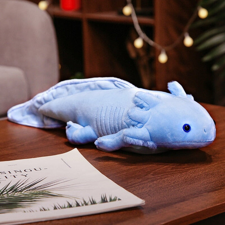 Skanto | Kawaii Fargerik Likelike Axolotl Plushie Familie