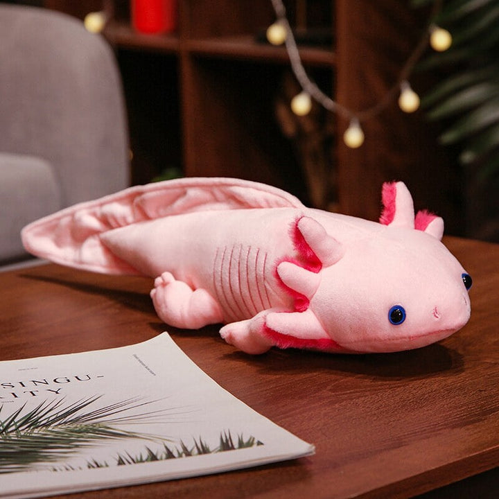 Skanto | Kawaii Fargerik Likelike Axolotl Plushie Familie