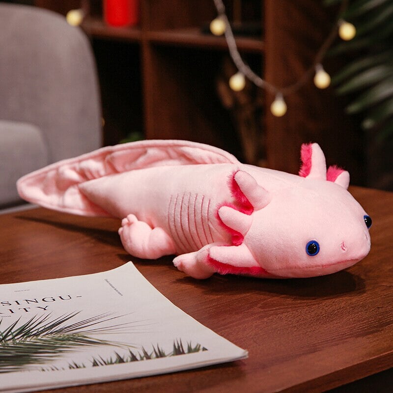 Skanto | Kawaii Fargerik Likelike Axolotl Plushie Familie
