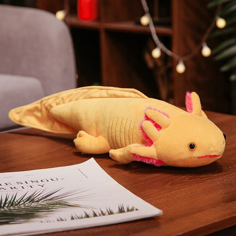 Skanto | Kawaii Fargerik Likelike Axolotl Plushie Familie