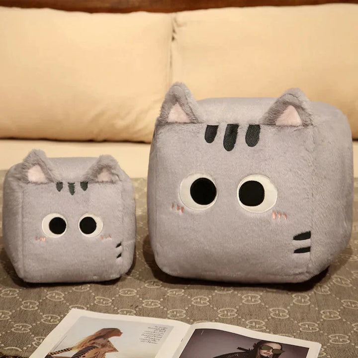 Skanto | Kawaii Fluffy Cube Cat Plushie Collection