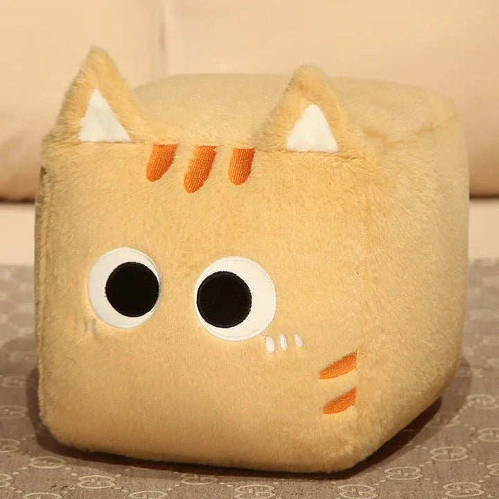 Skanto | Kawaii Fluffy Cube Cat Plushie Collection