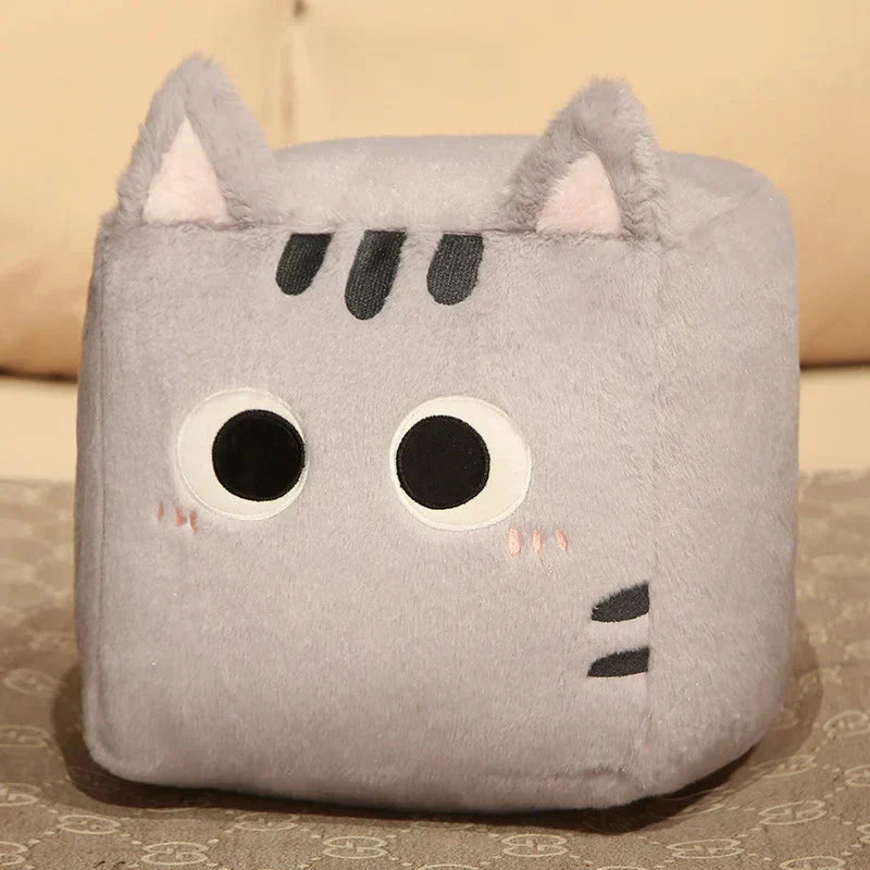 Skanto | Kawaii Fluffy Cube Cat Plushie Collection