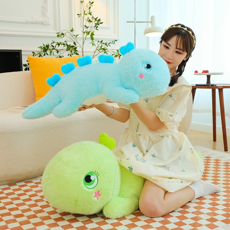 Skanto | Kawaii Fluffy Stegosaurus Dinosaur Plushies