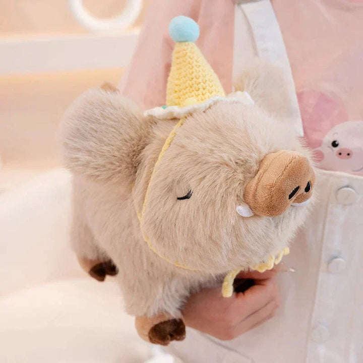 Skanto | Kawaii Fluffy Villsvin Plüsj leketøy