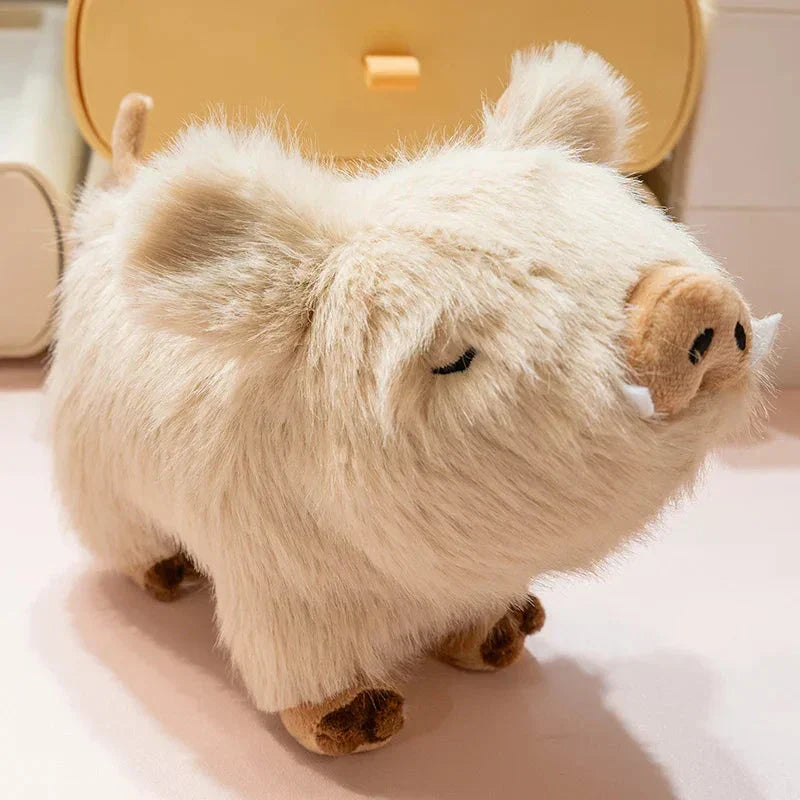 Skanto | Kawaii Fluffy Villsvin Plüsj leketøy
