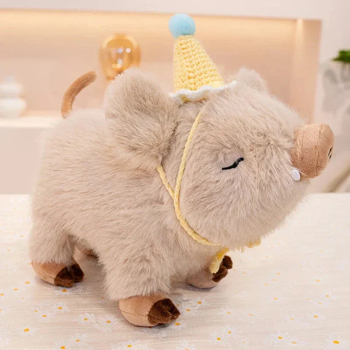 Skanto | Kawaii Fluffy Villsvin Plüsj leketøy