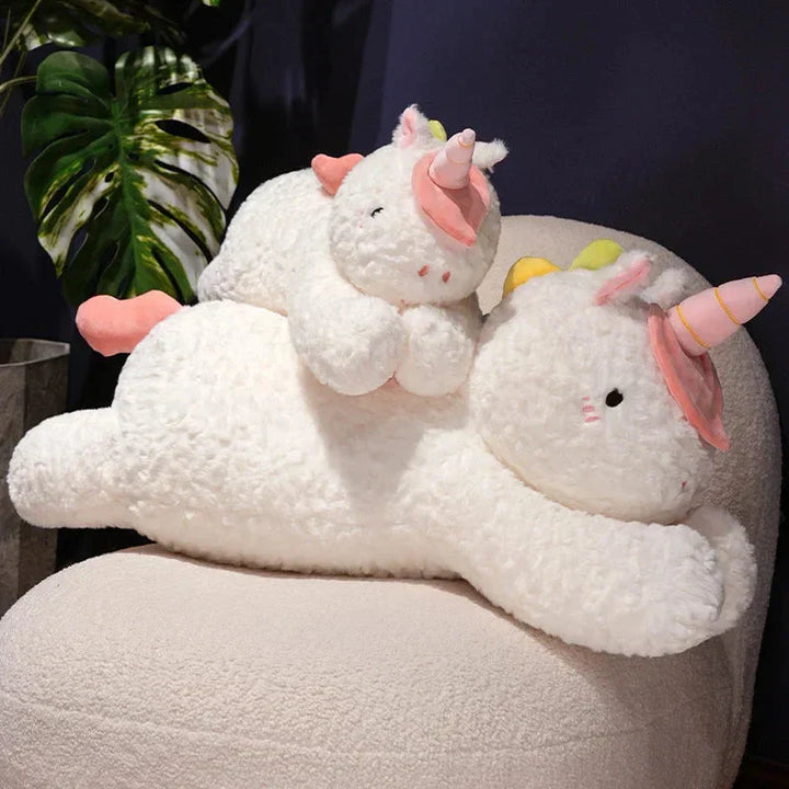 Skanto | Kawaii Giant Chibi Hvit Enhjørning Plushie